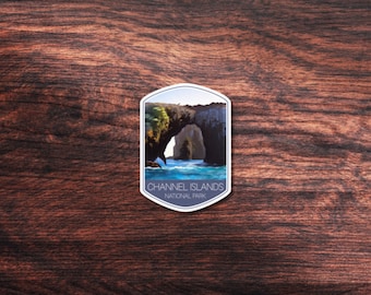 Channel Islands National Park Sticker, Great for Hydroflask, Laptop, or outdoors. Waterproof Vinyl Sticker