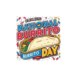 Wrap Yourself in Fun: Burrito Day Tee Design