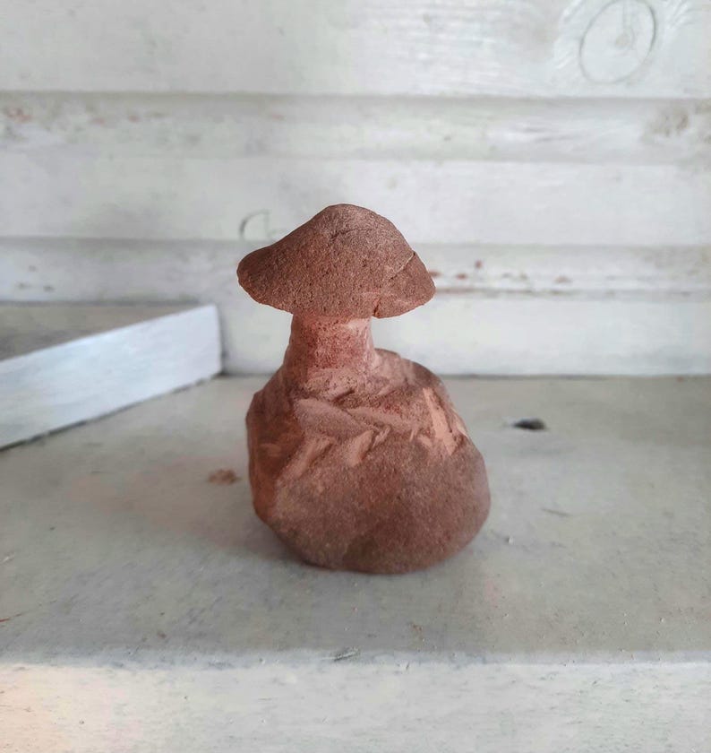 Pilzstein (Maya Mushroomstones) aus Sandstein, handgemacht image 1