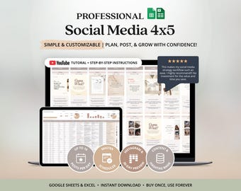 Social Media Manager Content Planner Social Media Calendar Google Sheets Marketing Calendar Instagram Social Media Manager With Content Bank
