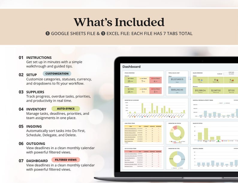 Inventory Tracker Excel Template Small Business