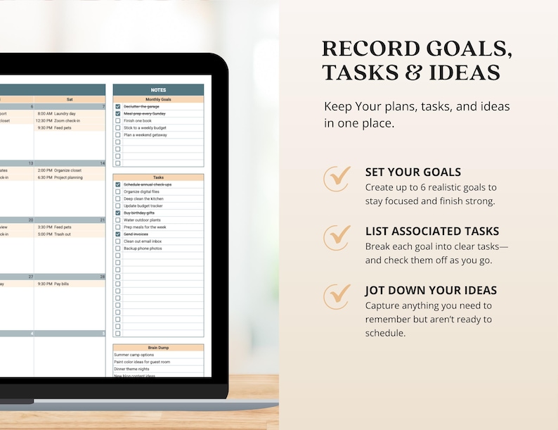 ADHD Schedule Business Tracker