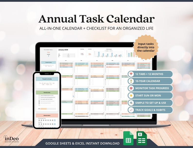 Task Tracker Excel Google Spreadsheets
