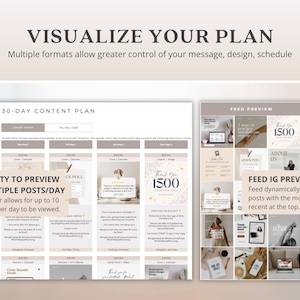 Social Media Planner Social Media Content Planner And Calendar Social Media Management Calendar Digital Content Planner Spreadsheet image 5