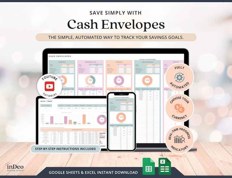 Savings Tracker Sinking Funds Tracker