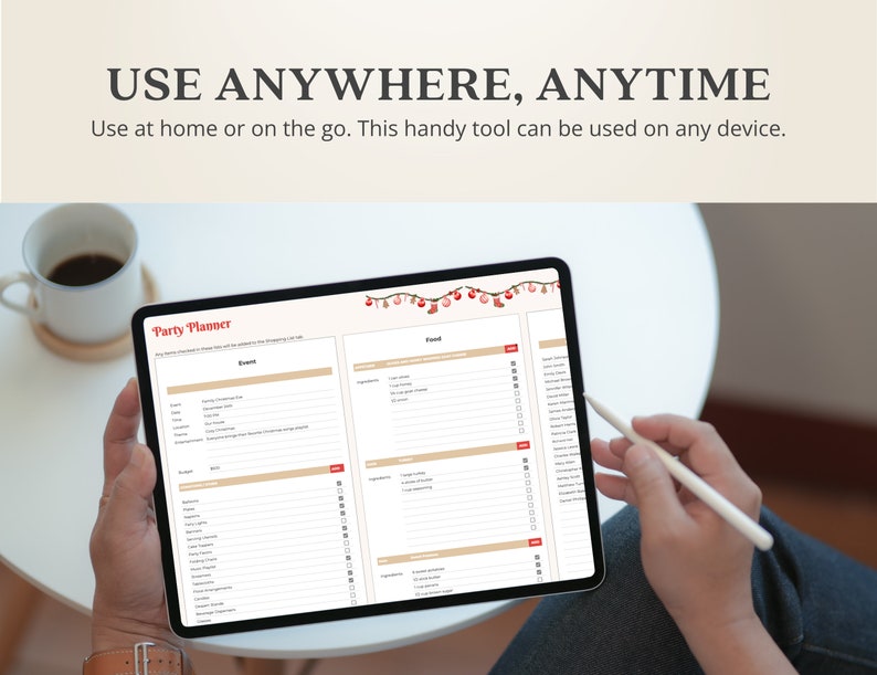 Christmas Organizer Template Google Sheets Gift Tracker Spreadsheet