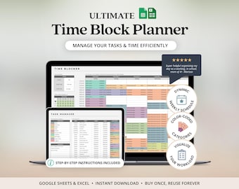 Weekly Cleaning Schedule Template ADHD Cleaning Planner Daily Weekly Task Tracker Excel Digital Google Sheets Task Manager Visual Schedule