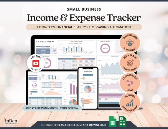 Bookkeeping Business Expenses Tracker Bookkeeping Tracker Spreadsheet Business Expenses Income And Expense Tracker Profit Loss Spreadsheets