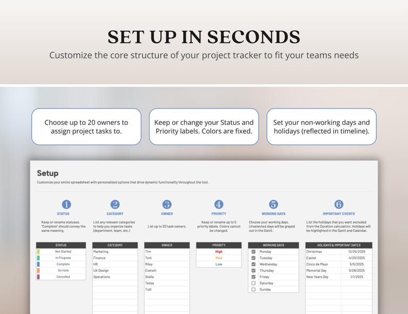 Timeline Gantt Chart Excel For Business