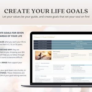 Goals Tracker 2025 Goal Setting Planner