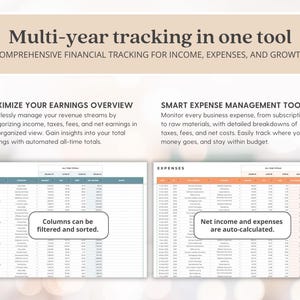 Bookkeeping Tracker Spreadsheet Business Expenses