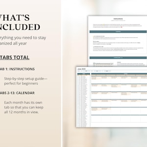 Template Excel Daily Planner for Events and Tasks
