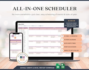 Scheduling Templates Event Calendar 2026 Planner Appointment Booking Printable Schedule To Do List Google Sheet Excel Scheduler Planner