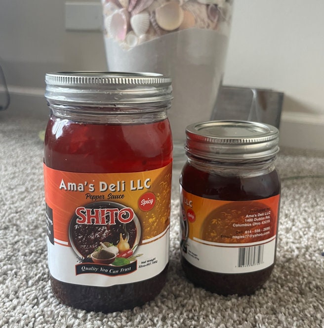  Shito Sauce/Seafood condiment/Chili Sauce 16 oz jar