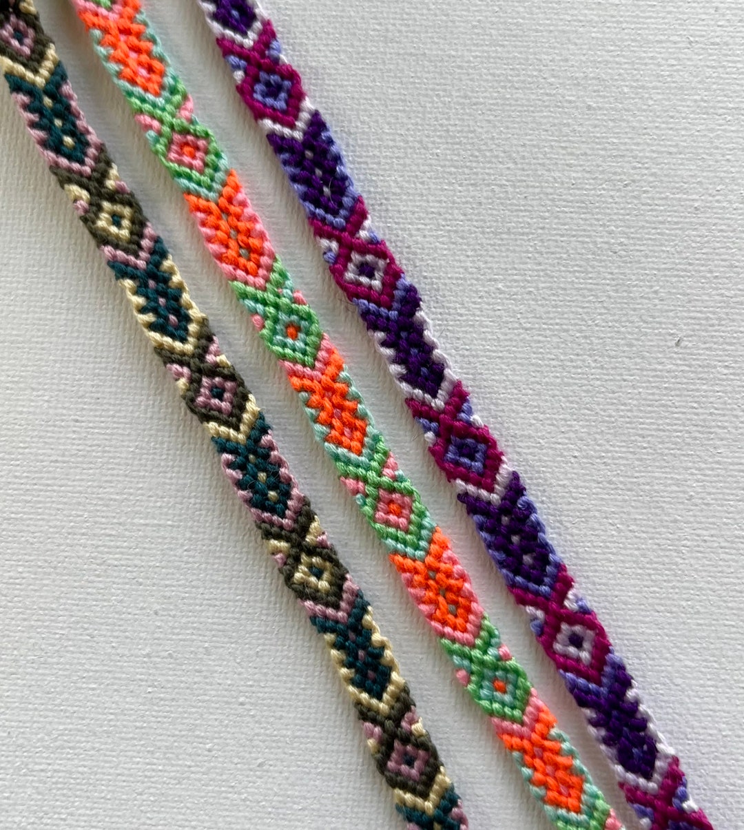CUSTOM Aztec Pattern, String Friendship Bracelet - Etsy