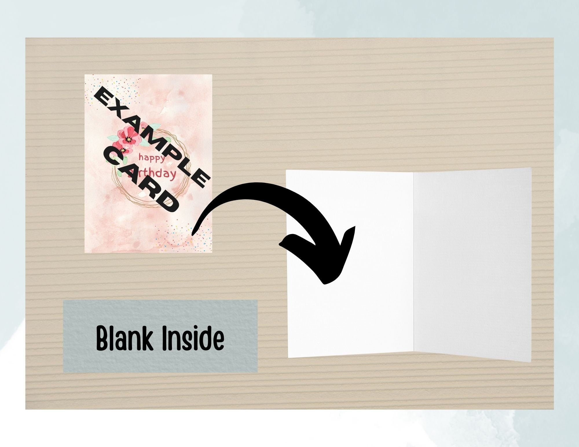 Printable Birthday Card Happy Birthday for Her Kid Teen Girl Beige Pink ...
