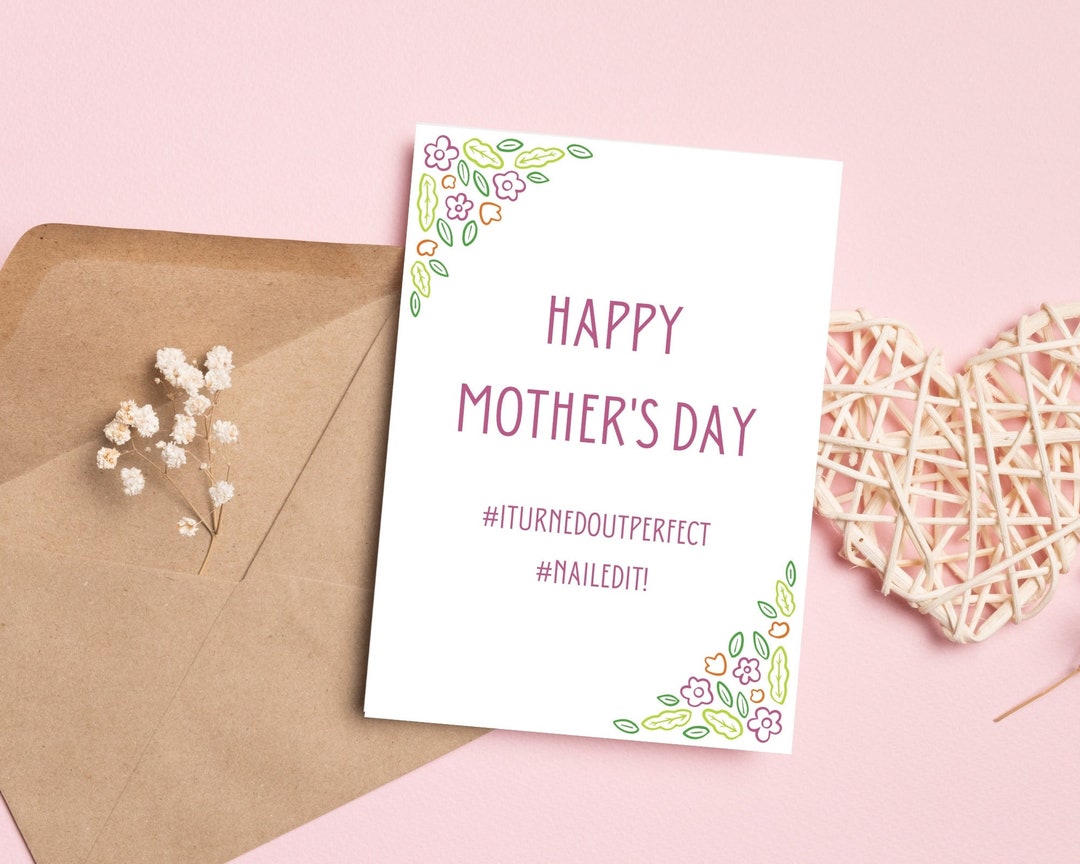 Printable Funny Mother's Day Card Humorous Card for Mom - Etsy
