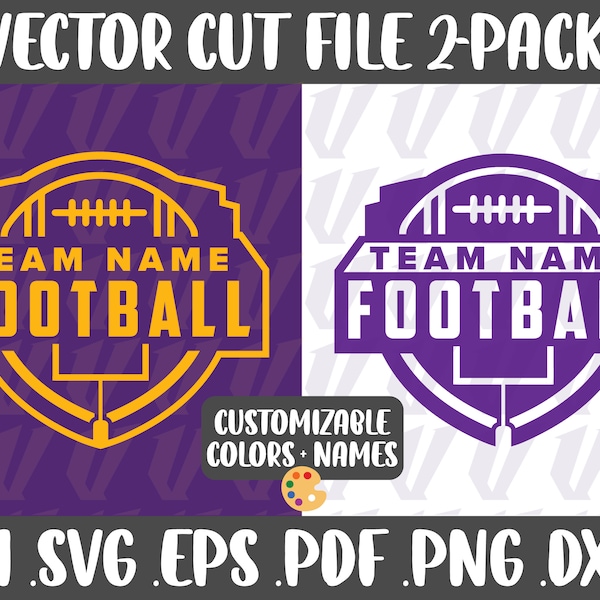 Football Badge Team Shirt Design SVG DIY Download File Sports Athletic Cricut Silhouette Digital Cut File