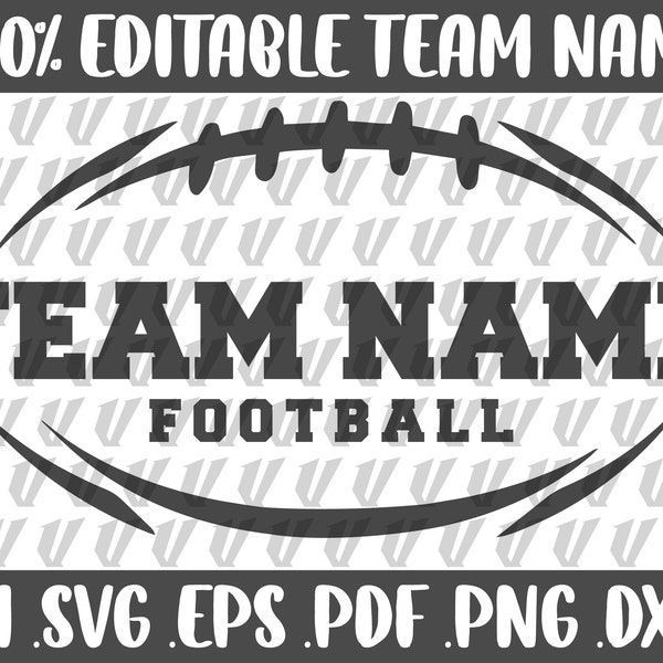 Football Team Shirt Design SVG DIY Download File Sports Athletic Cricut Silhouette Digital Cut File