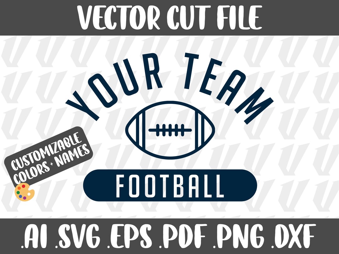 Football Team Arch SVG: DIY Sports Design (digital Download) - Etsy