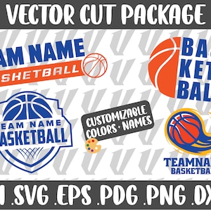 Basketball Team Shirt SVG Design: Customizable Athletic Cut File (Digital Download)