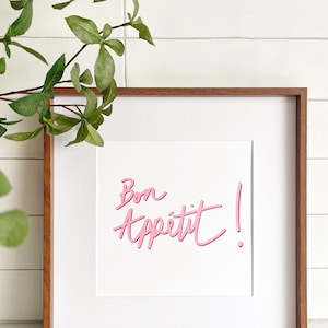 Bon Appétit! Physical Print