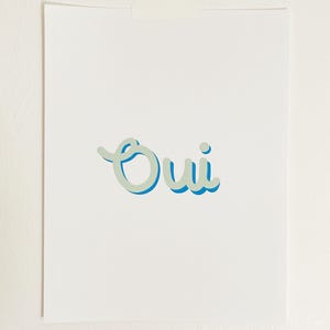 Oui (digital/printable)