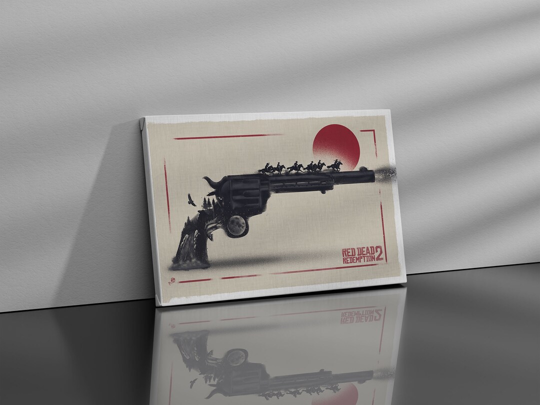 RDR2 Wall Art Red Dead Redemption 2 Canvas RDR2 Poster RDR2 Etsy