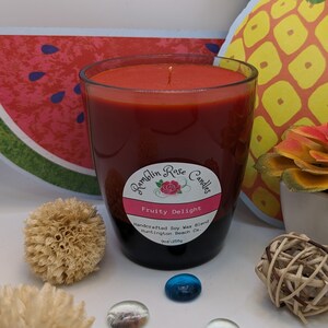 Fruity Delight 9oz  Glass Candle
