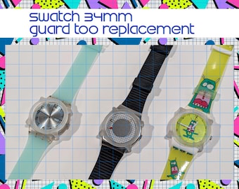 時計 Vintage Swatch Watch 1984 Squiggly LR104 Vintage Ladies Swatch Watch Squiggly LR104 1984 by ThatIsSoFunny