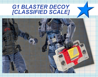 Transformers Blaster Decoy - 1/12 Classified Scale | 3D Printed