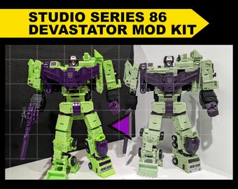 Transformers Studio 86 Devastator Upgrade Kit (Knee centering and more)