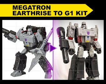Transformers Earthrise Megatron to G1 Mod Kit