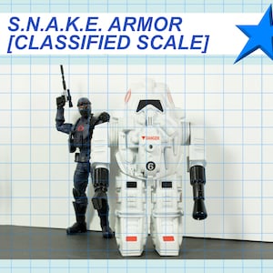 G.I. Joe | Cobra SNAKE Armor - 1/12 Classified Scale | Resin Printed Kit