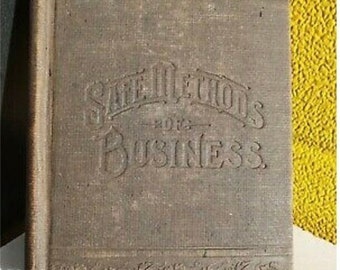 Antique 1893 Business Guide: J.L. Nichols, Rare History Book