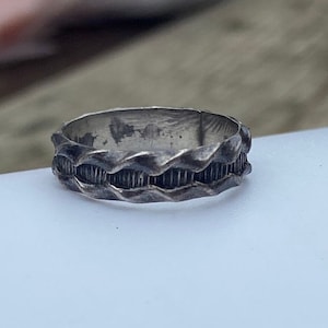 Vintage Sterling Silver Band Ring - Classic Simple Silver Ring