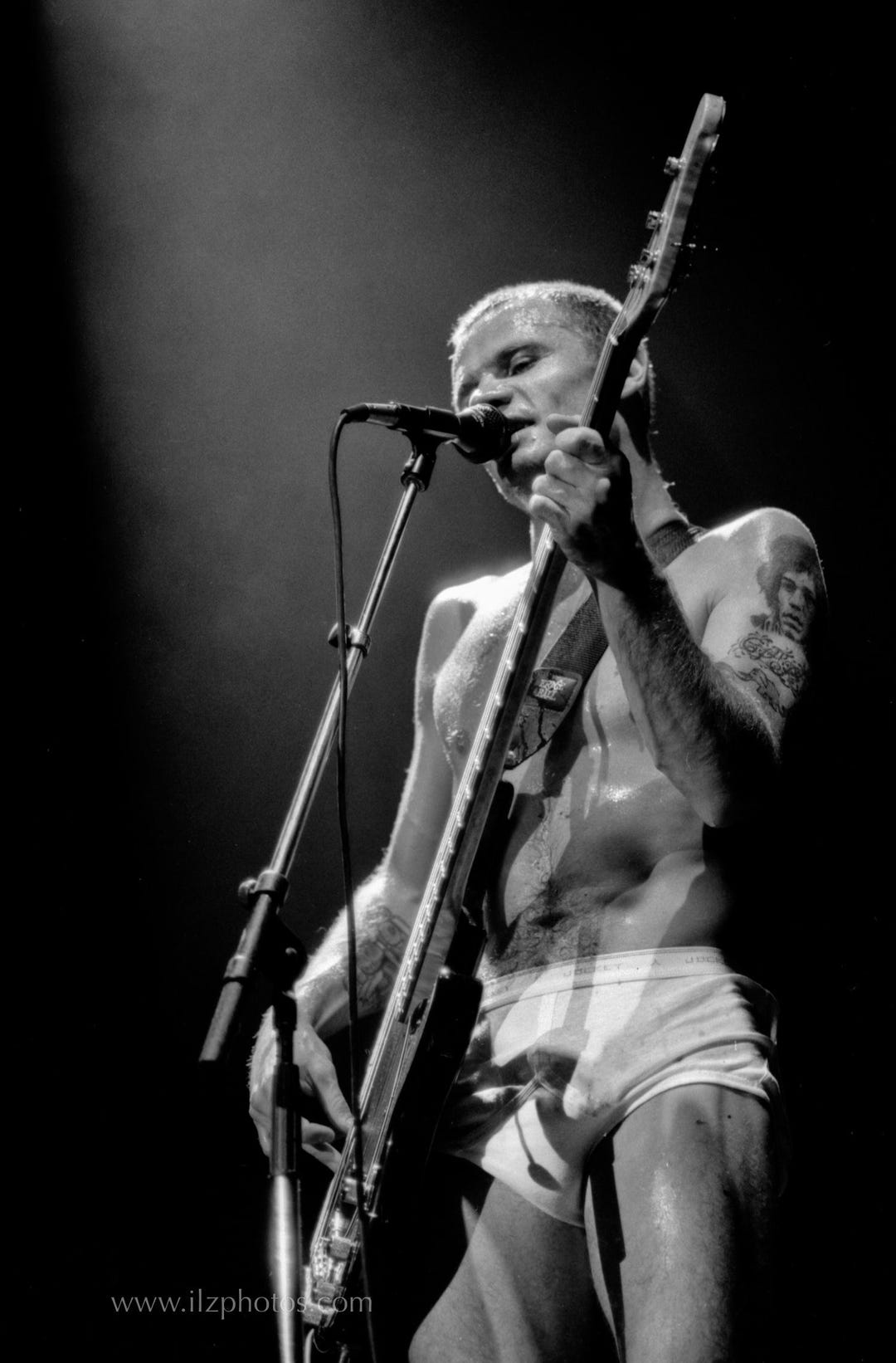 VINTAGE ヴィンテージ 90S FLEA as RHCP フリーレッチリ Flea in Underwear – Red Hot Chili Peppers 1992 Lollapalooza / Flea