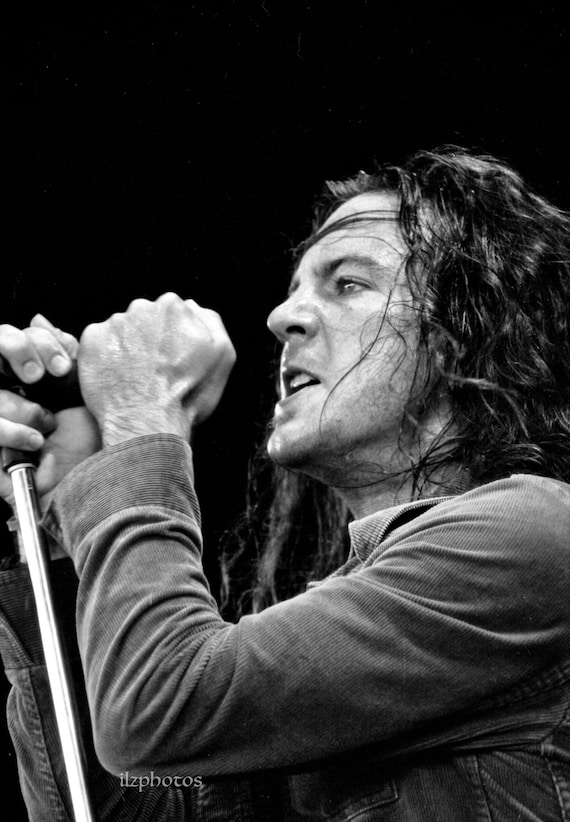 Eddie Vedder of Pearl Jam / Pearl Jam Poster / Pearl Jam Wall Art