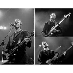 3 5x7 matted metallic prints of Sting Tour in 1991 / Sting photos / Sting Photo gifts / Man cave gifts for music lover / Roxanne/