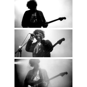 3 5x7 matted metallic prints of The Cure / The Cure photos /Robert Smith of The Cure / The Cure gifts