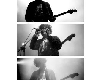 3 5x7 matted metallic prints of The Cure / The Cure photos /Robert Smith of The Cure / The Cure gifts