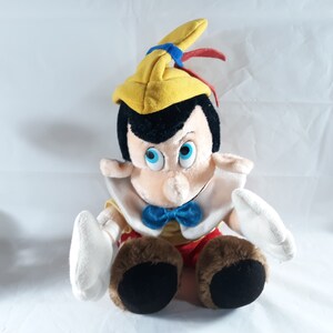 Pinocchio Plush Vintage Disney Plastic Eyes