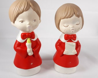 Choir Children Figurines Singing Ceramic Christmas Holiday Decor