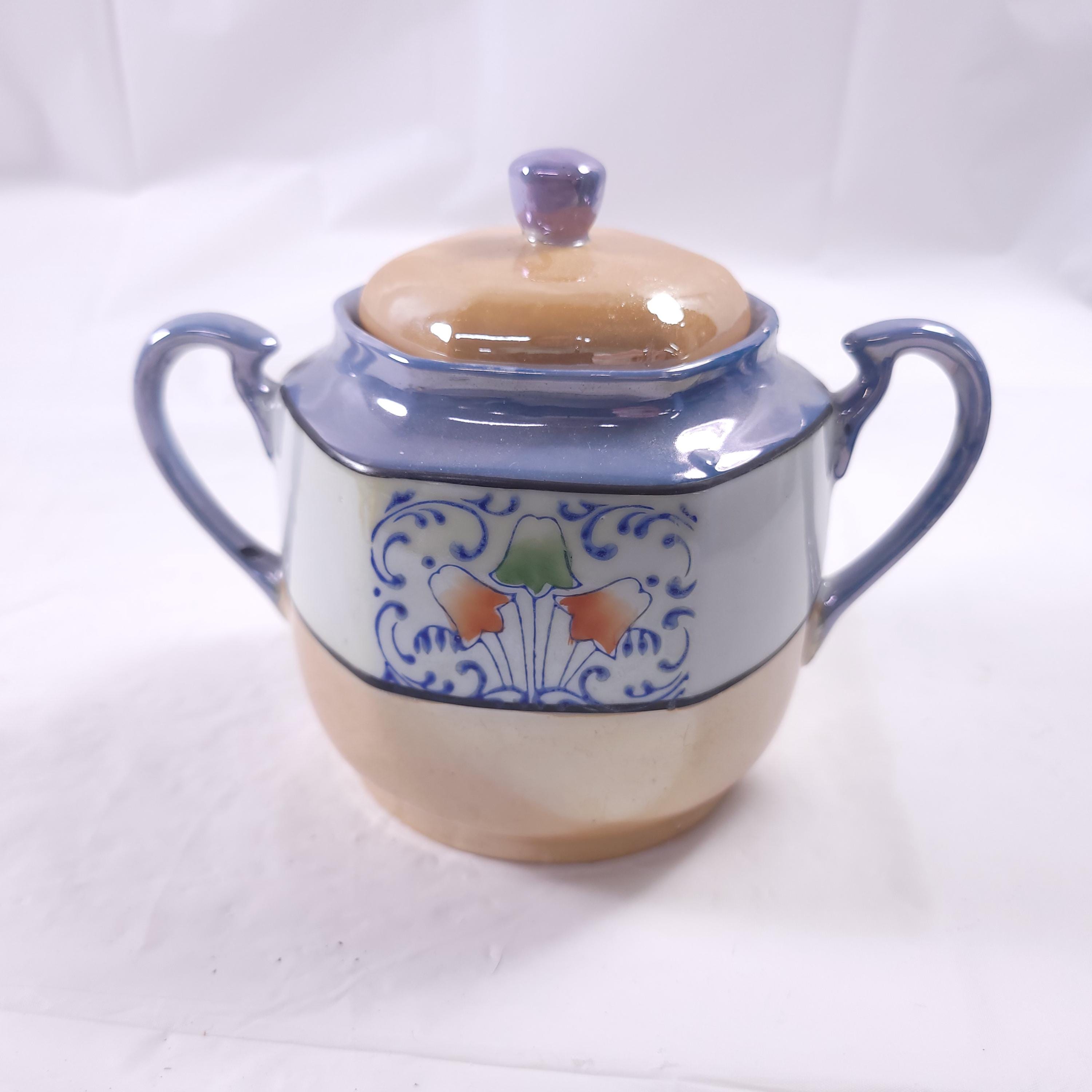 Lusterware Sugar Bowl Creamer Japan - Etsy