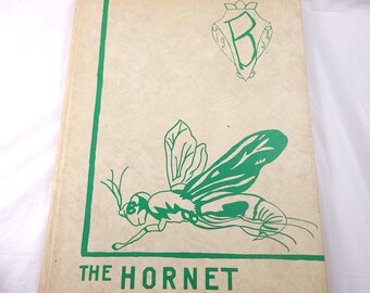 The Hornet 1954 Burns Kansas Highschool Yearbook Vintage