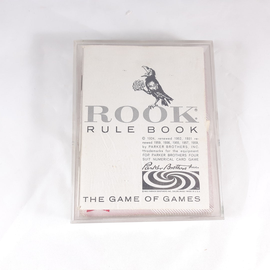 Rpt S Rook Vintage 1963 Rook Game With Protective Case Red White Cards - Etsy