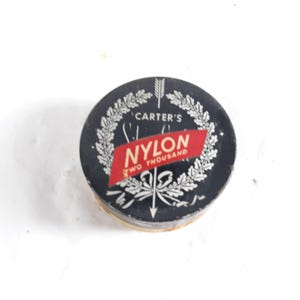 Carter's Two Thousand Nylon Ribbon Tin Vintage Tin Only