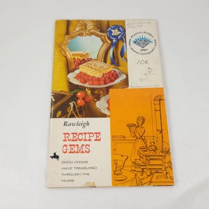 Rawleigh Recipe Gems Vintage Cookbook Pamphlet 1964 75th Anniversary Edition