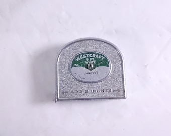 Westcraft Measuring Tape Measure 6ft USA Made Vintage