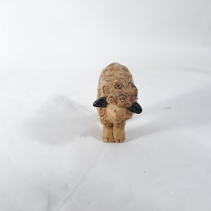 Small Resin Sheep Figurine Miniature Farm Animal